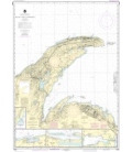 NOAA Chart 14964 Big Bay Point to Redridge - Grand Traverse Bay Harbor - Lac La Belle harbor - Copper and Eagle Harbors