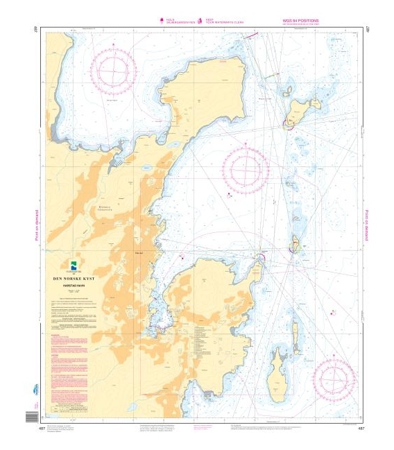 Norwegian Nautical Chart 522 Forlandsrevet - Femtebreen