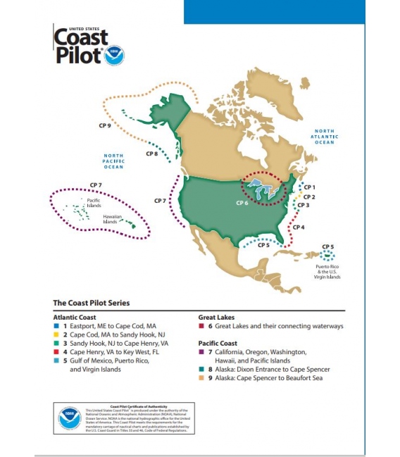U.S. Coast Pilot 1: Atlantic Coast, Eastport, ME to Cape Cod, MA, 53rd Edition 2023