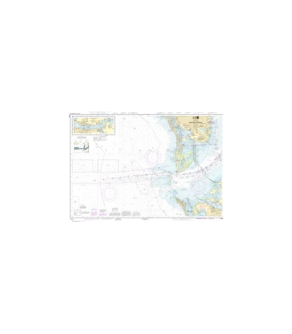 NOAA Chart 11415 Tampa Bay Entrance - Manatee River Extension