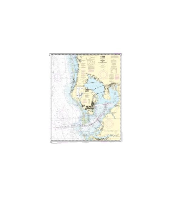 NOAA Chart 11412 Tampa Bay and St. Joseph Sound