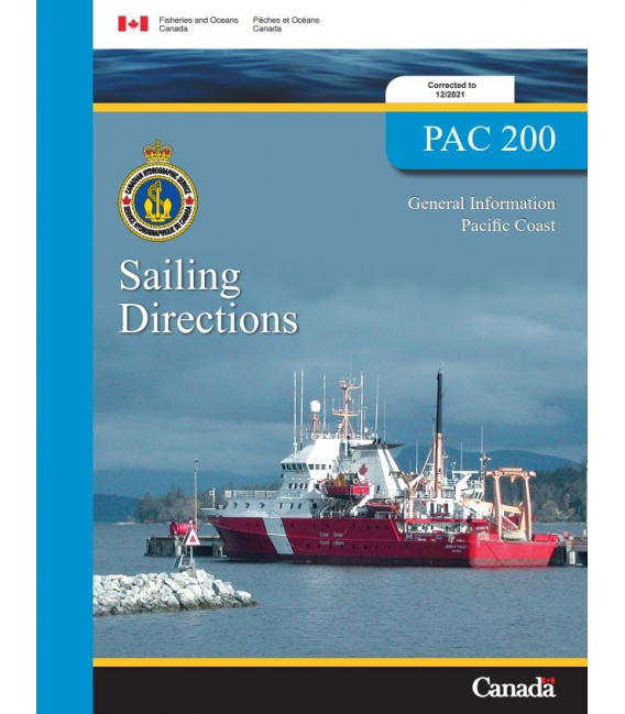 Canadian Sailing Directions General Information, Pacific Coast, 2021