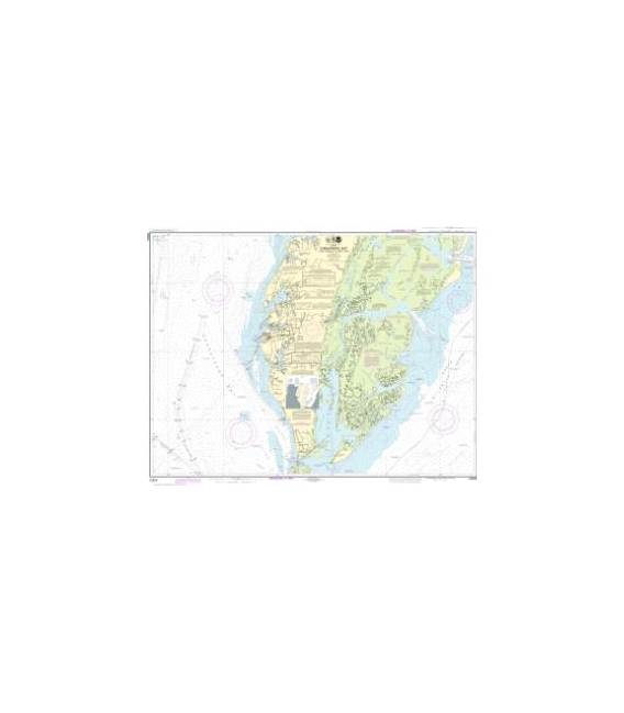NOAA Chart 12224 Chesapeake Bay Cape Charles to Wolf Trap