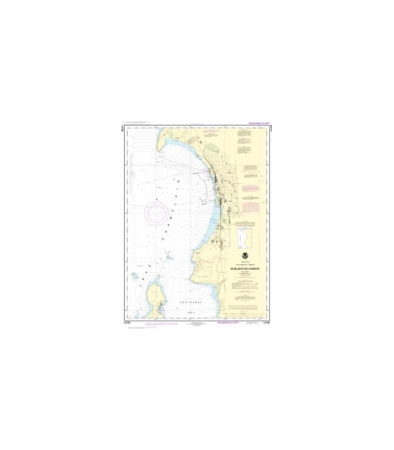 NOAA Chart 14785 Burlington Harbor