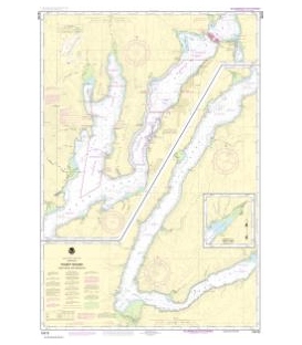NOAA Chart 18476 Puget Sound-Hood Canal and Dabob Bay