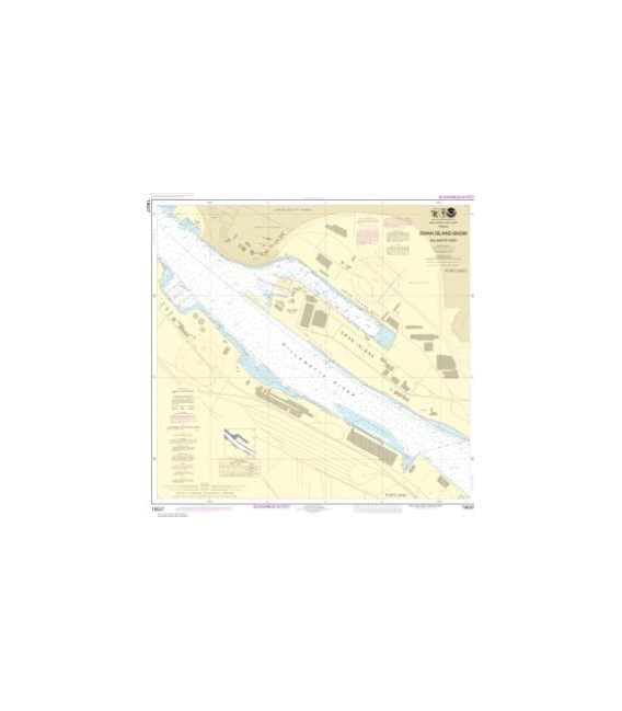 NOAA Chart 18527 Willamette River-Swan Island Basin