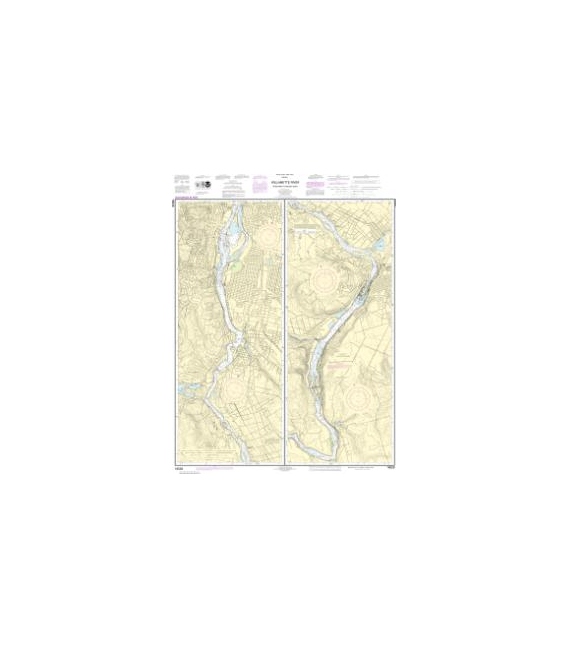 NOAA Chart 18528 Willamette River Portland to Walnut Eddy