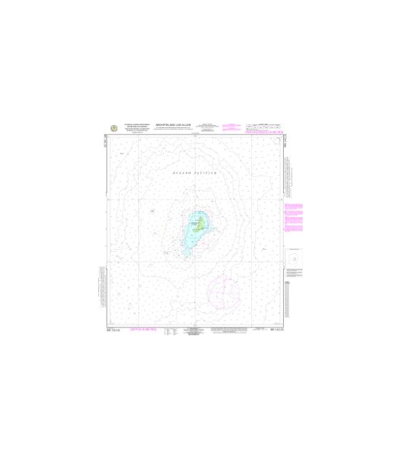 OceanGrafix Mexican (SEMAR) Nautical Chart MX 14110 Archipielago Los Alijos