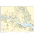NOAA Chart 12251 James River Jamestown Island to Jordan Point