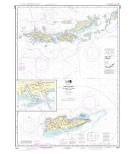 NOAA Chart 25641 Virgin Islands-Virgin Gorda to St. Thomas and St. Croix - Krause Lagoon Channel