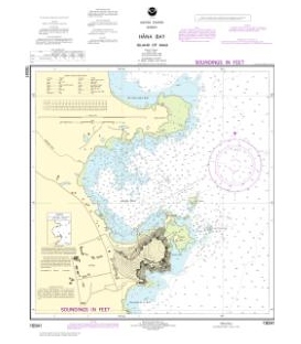 NOAA Chart 19341 Hana Bay Island of Maui