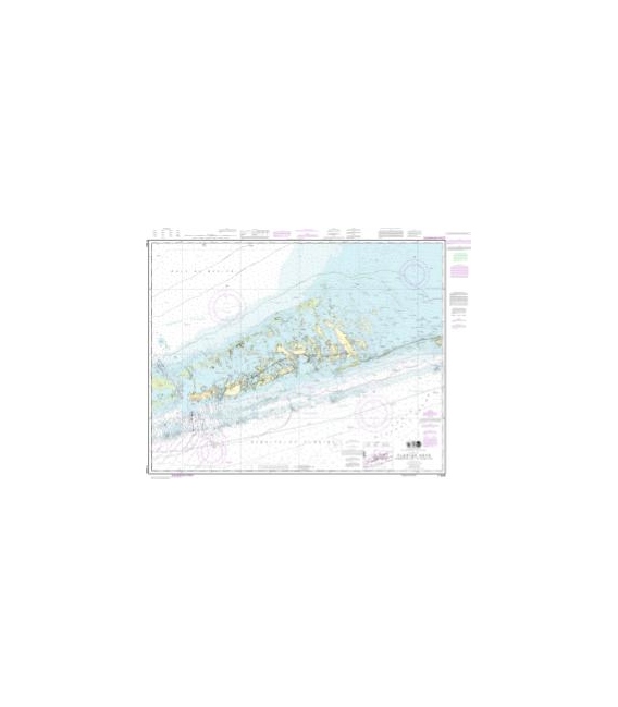 NOAA Chart 11442 Florida Keys Sombrero Key to Sand Key
