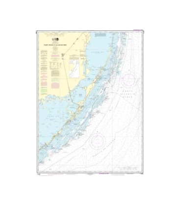 OceanGrafix NOAA Nautical Charts 11462 Fowey Rocks to Alligator Reef