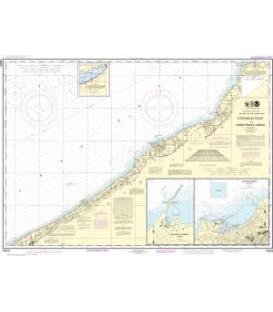 NOAA Chart 14823 Sturgeon Point to Twentymile Creek - Dunkirk Harbor - Barcelona Harbor