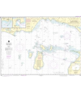 NOAA Chart 14911 Waugoshance Point to Seul Choix Point, including Beaver Island Group - Port Inland - Beaver Harbor