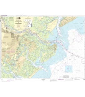 NOAA Chart 11512 Savannah River and Wassaw Sound