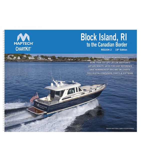 Chartkit Region 2: Block Island, R.I. to the Canadian Border, 18th Edition 2022