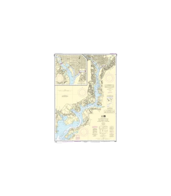 NOAA Chart 12289 Potomac River Mattawoman Creek to Georgetown - Washington Harbor