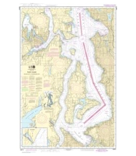 NOAA Chart 18474 Puget Sound-Shilshold Bay to Commencement Bay