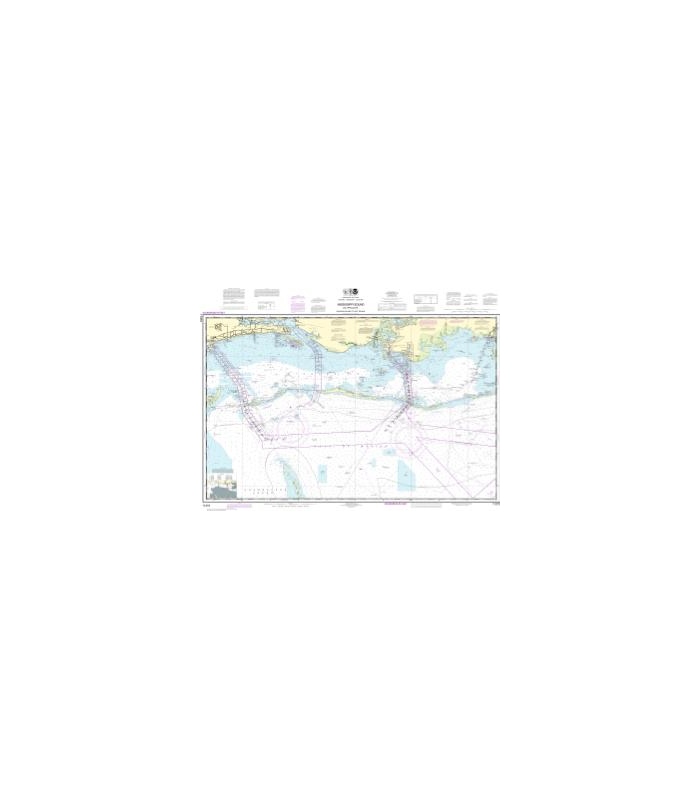 OceanGrafix NOAA Nautical Charts 11373 Mississippi Sound and approaches