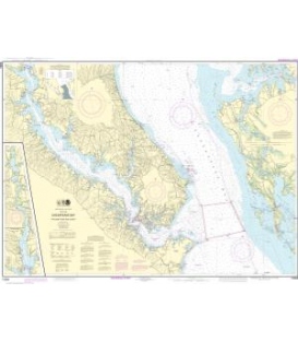 NOAA Chart 12264 Chesapeake Bay Patuxent River and Vicinity