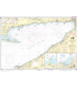 NOAA Chart 14838 Buffalo to Erie - Dunkirk - Barcelona Harbor