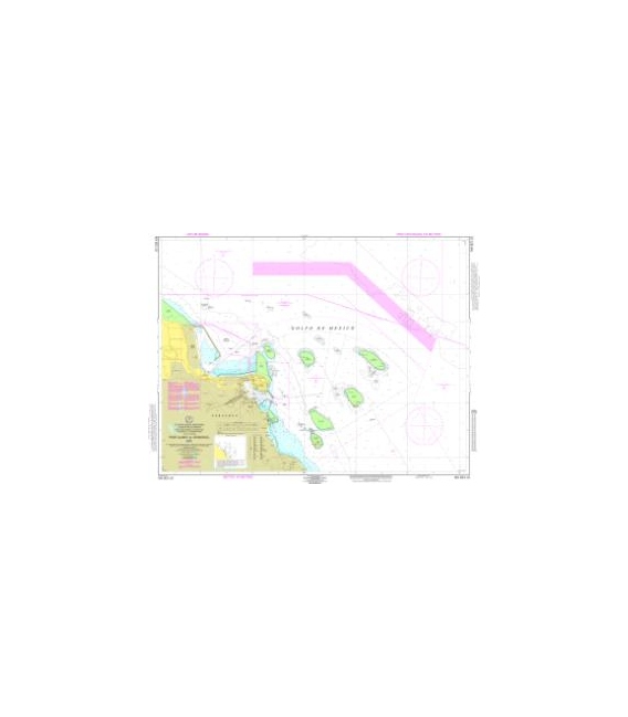OceanGrafix Mexican (SEMAR) Nautical Chart MX 82110 Portulano de Veracruz