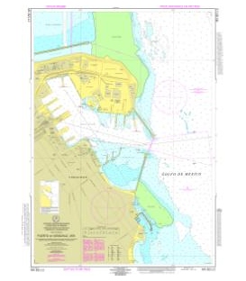 OceanGrafix Mexican (SEMAR) Nautical Chart MX 82112 Puerto de Veracruz