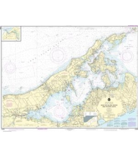 NOAA Chart 12358 New York Long Island, Shelter Island Sound and Peconic Bays - Mattituck Inlet