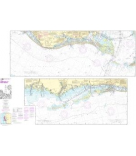 NOAA Chart 11411 Intracoastal Waterway Tampa Bay to Port Richey