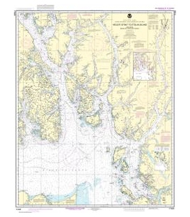 NOAA Chart 17420 Hecate Strait to Etolin Island, including Behm and Portland Canals