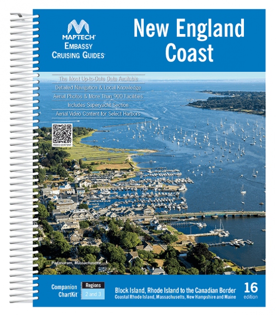 Embassy Cruising Guide: New England Coast, 16th Edition 2023