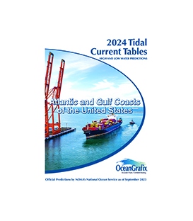 2024 NOAA Tidal Current Tables, Atlantic and Gulf Coasts of the United States