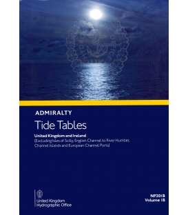 NP201B Admiralty Tide Tables United Kingdom and Ireland, 2024Edition