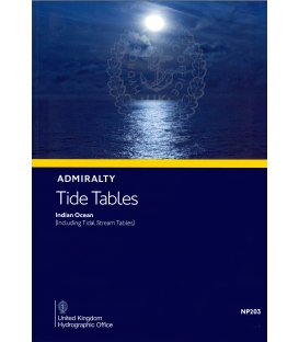 NP203 Admiralty Tide Tables (ATT) Volume 3, Indian Ocean and South China Sea (including Tidal Stream Tables), 2024 Edition