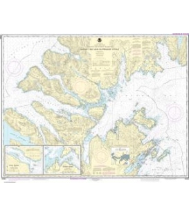 NOAA Chart 16594 Marmot Bay and Kupreanof Strait - Whale Passage - Ouzinkie Harbor