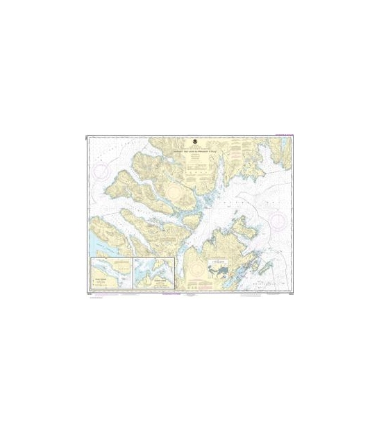 OceanGrafix NOAA Nautical Charts 16594 Marmot Bay and Kupreanof