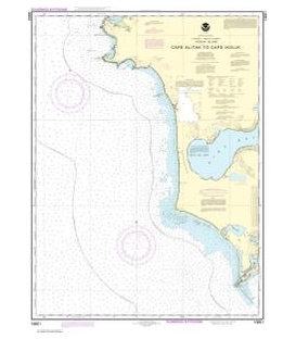 NOAA Chart 16601 Cape Alitak to Cape lkolik