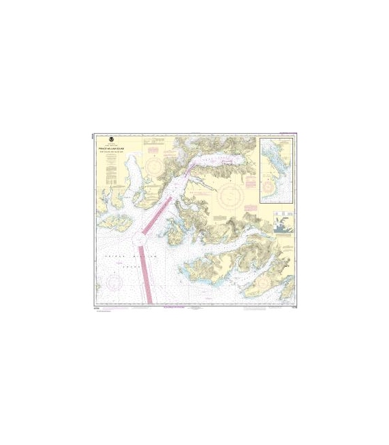 NOAA Chart 16708 Prince William Sound-Port Fidalgo and Valdez Arm - Tatitlek Narrows