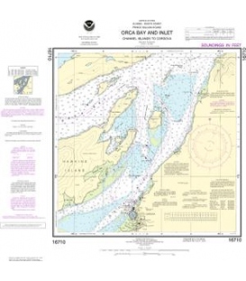 NOAA Chart 16710 Orca B. and ln.- Channel ls. to Cordova