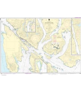NOAA Chart 17428 Revillagigedo Channel, Nichols Passage, and Tongass Narrows - Seal Cove - Ward Cove