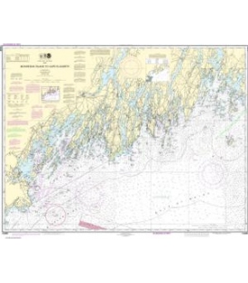 NOAA Chart 13288 Monhegan Island to Cape Elizabeth