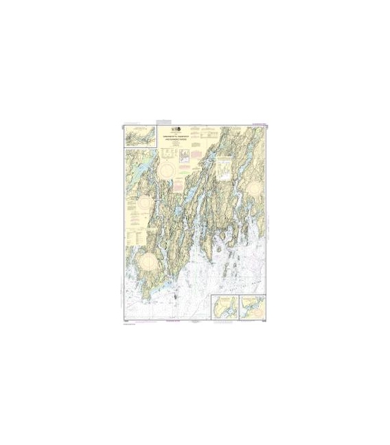 NOAA Chart 13293 Damariscotta, Sheepscot and Kennebec Rivers - South Bristol Harbor - Christmas Cove