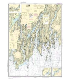 NOAA Chart 13293 Damariscotta, Sheepscot and Kennebec Rivers - South Bristol Harbor - Christmas Cove
