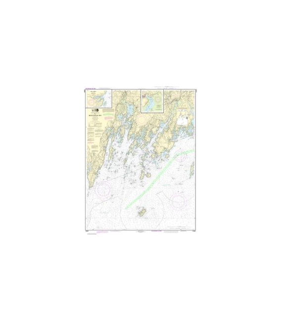 NOAA Chart 13301 Muscongus Bay - New Harbor - Thomaston