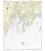 NOAA Chart 13301 Muscongus Bay - New Harbor - Thomaston