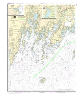 NOAA Chart 13301 Muscongus Bay - New Harbor - Thomaston