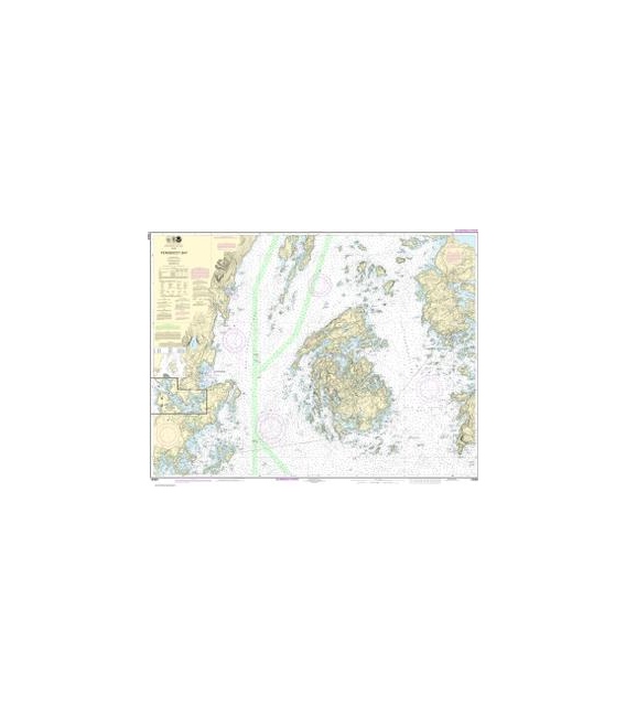 NOAA Chart 13305 Penobscot Bay - Carvers Harbor and Approaches