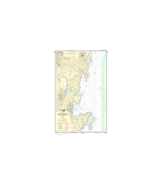 NOAA Chart 13307 Camden, Rockport and Rockland Harbors