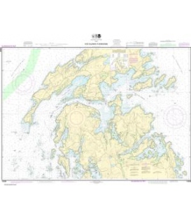 NOAA Chart 13308 Fox Islands Thorofare
